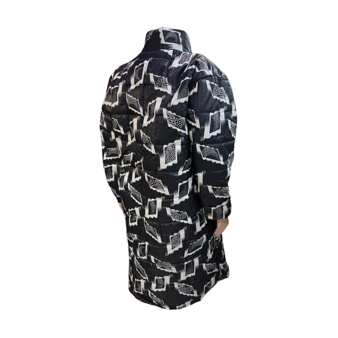 Black & White Puffer Jacket