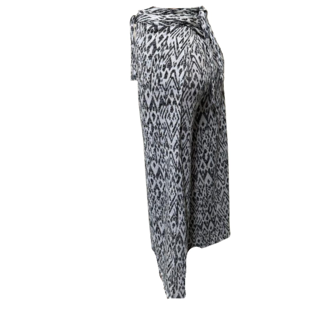 Soft Knit Wrap Pants – Effortless Comfort with Modern Elegance