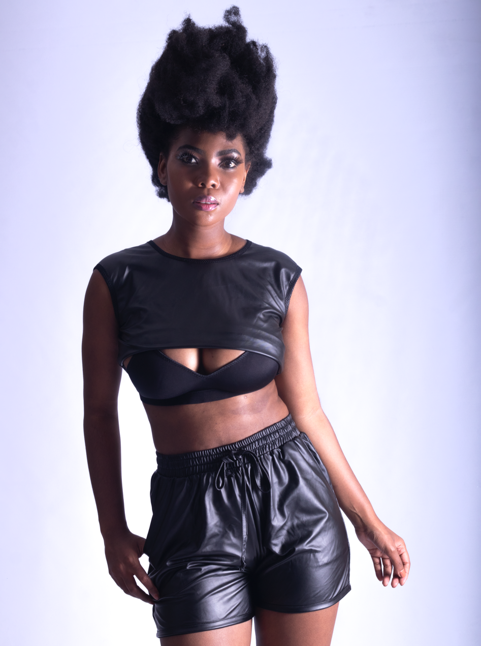 Leather Shorts - Midnight Collection