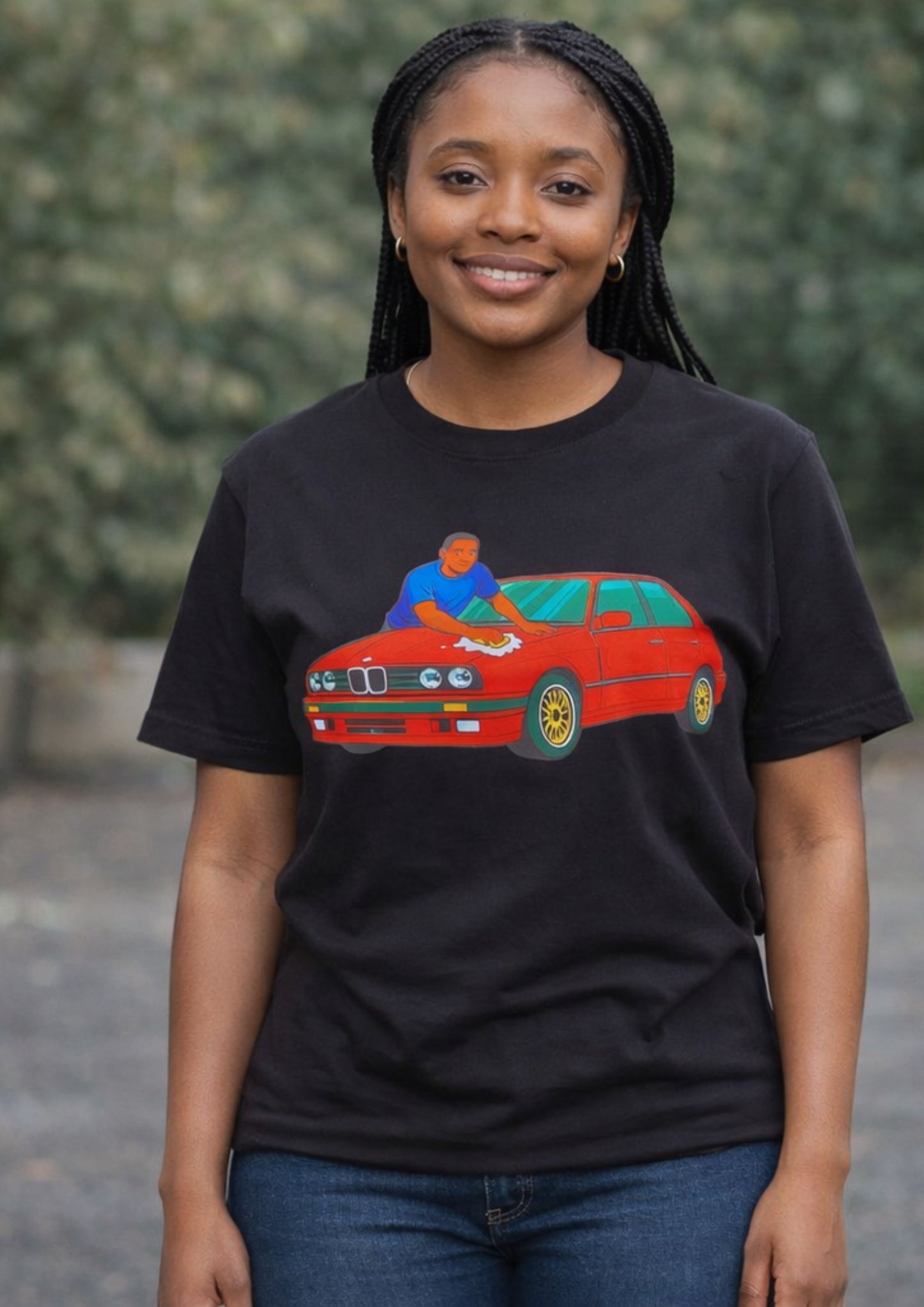 Black BMW E30 Tee