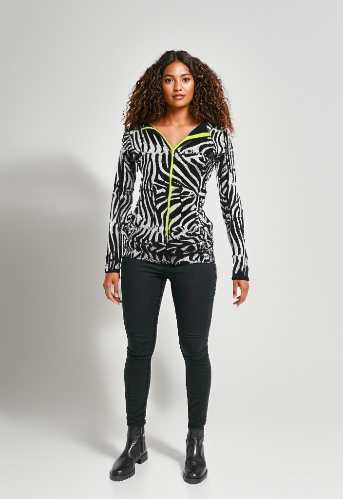 Zebra Print Top
