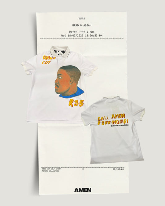 White ‘Down Cut’ Golf Shirt