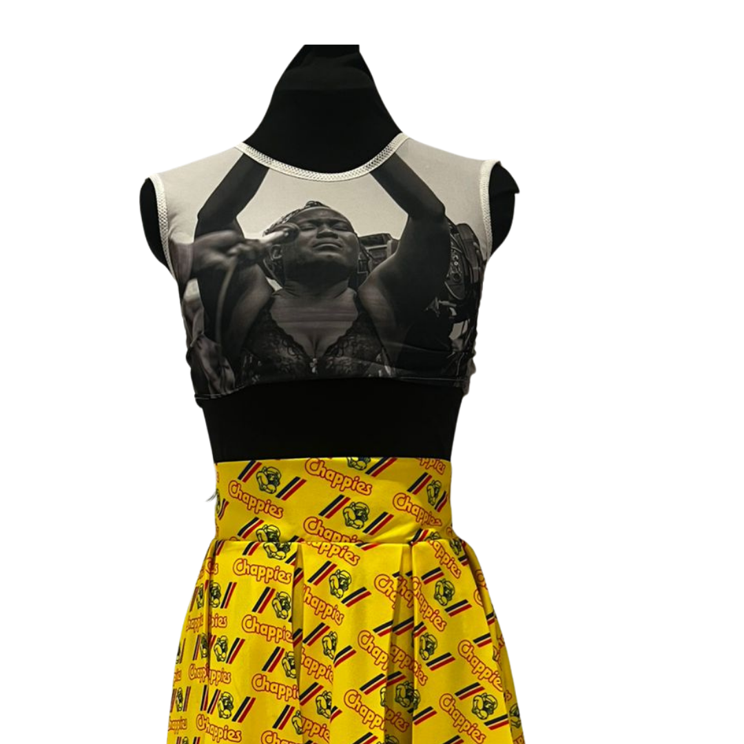 Graphic Performance Crop Top