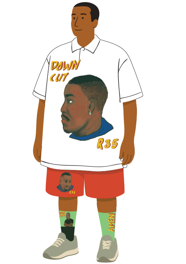 White ‘Down Cut’ Golf Shirt