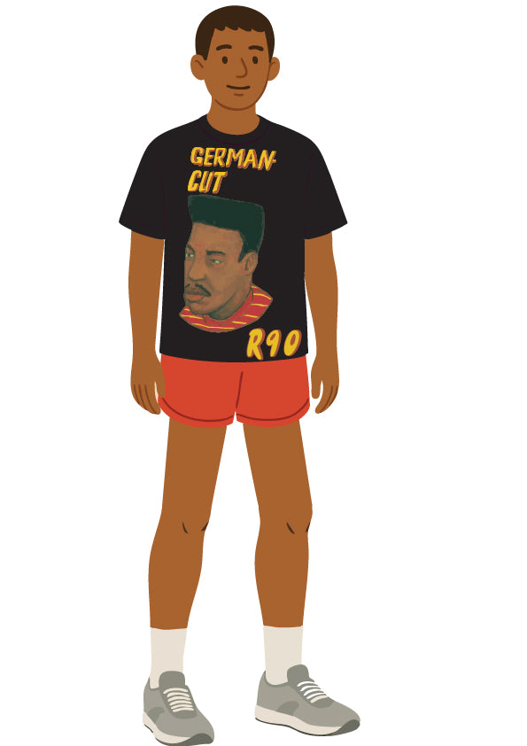 Black ‘German Cut’ Golf Shirt