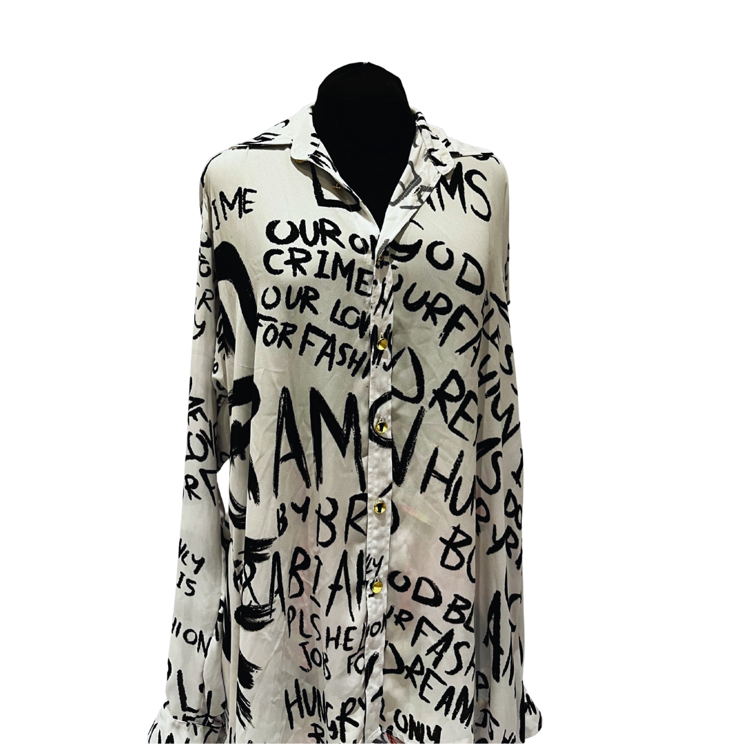 Amen by Brad & Abiah - Hungry Boy top white