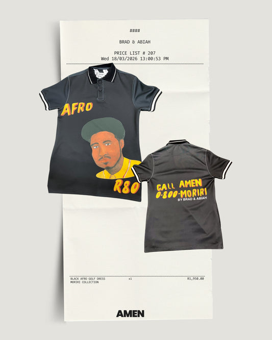 Black ‘Afro’ Golf Dress