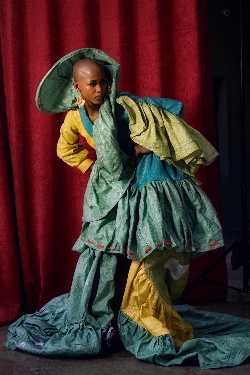 ‘Wrapped in a Whirlwind’ Gown