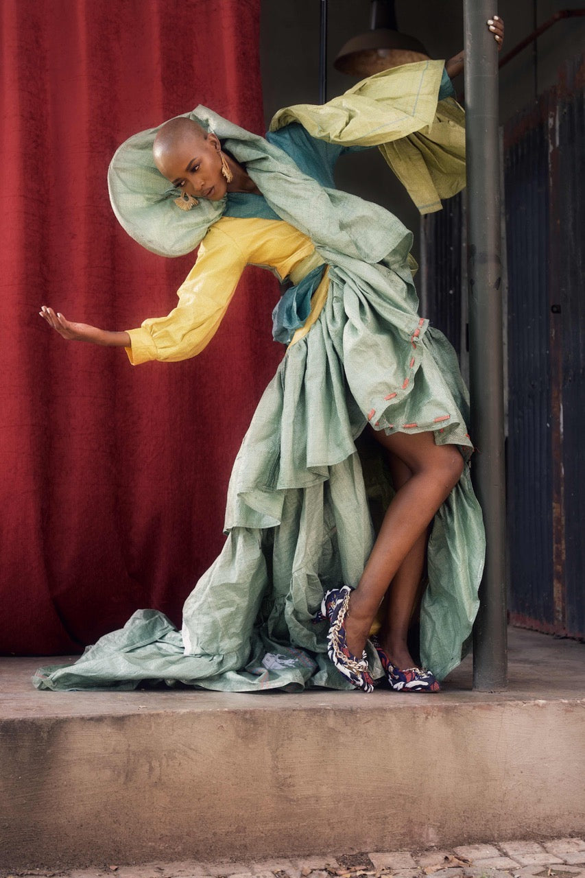 ‘Wrapped in a Whirlwind’ Gown