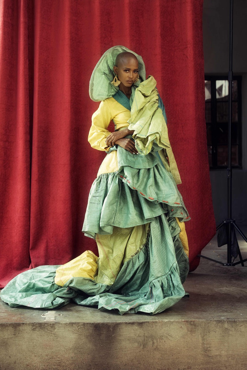 ‘Wrapped in a Whirlwind’ Gown