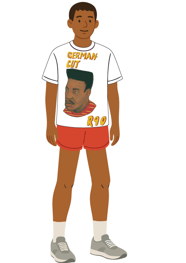 alt="Greman Cut graphic tee designer streetwear South Africa"