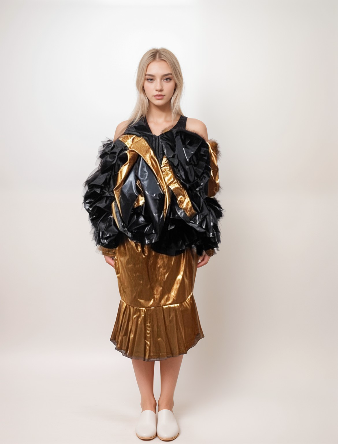 Gold & Black Jacket