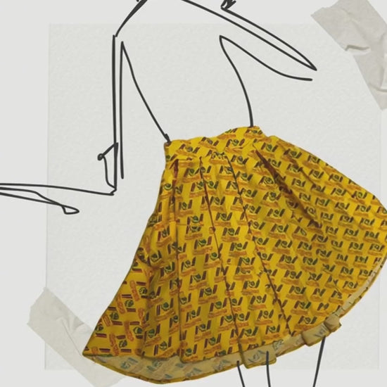 AMEN BY BRAD &ABIAH CHAPPIES SKIRT 