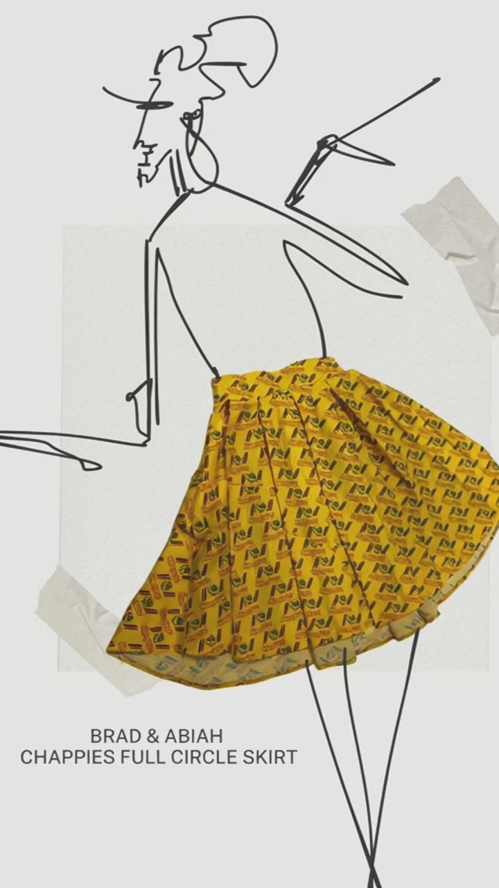 AMEN BY BRAD &ABIAH CHAPPIES SKIRT 